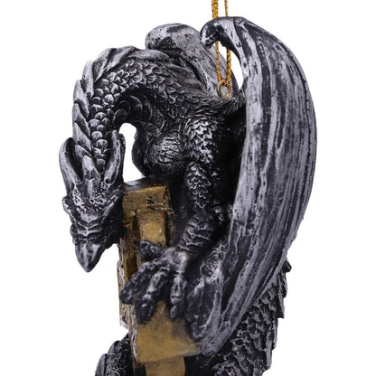 Claus Festive Hanging Dragon Ornament