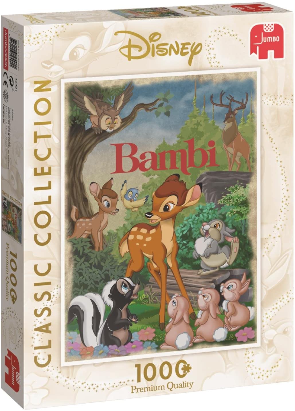 Bambi van Disney, puzzel van 1000 stukjes