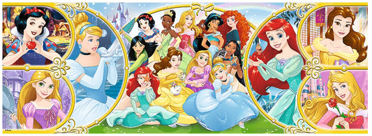 Keer terug naar de wereld van Princess van Disney, panoramapuzzel van 500 stukjes