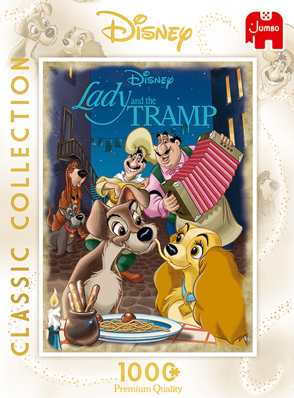 Lady and the Tramp by Disney, 1000 Piece Puzzle