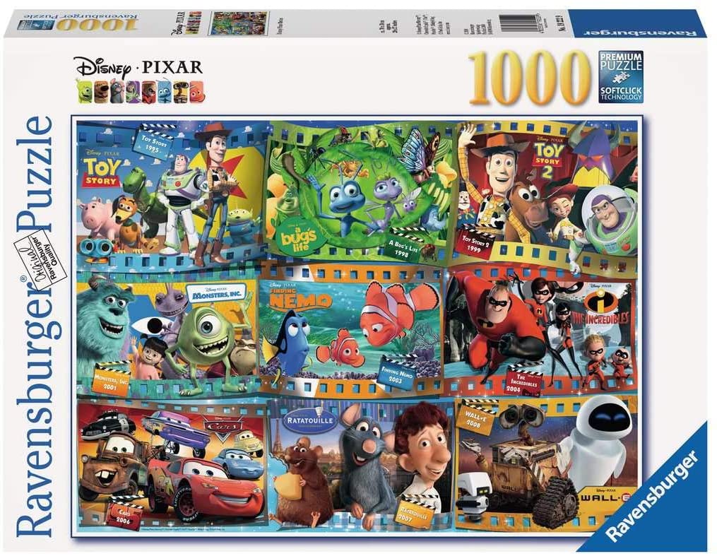 Disney Pixar-films van Disney, puzzel van 1000 stukjes