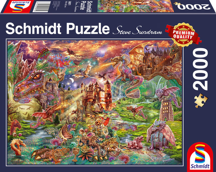 Dragons Treasure by Steve Sundram, 2000 Piece Puzzle