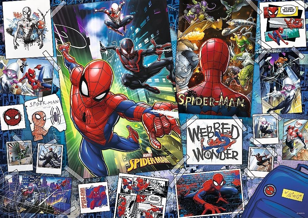 Posters met een superheld van Marvel, puzzel van 500 stukjes