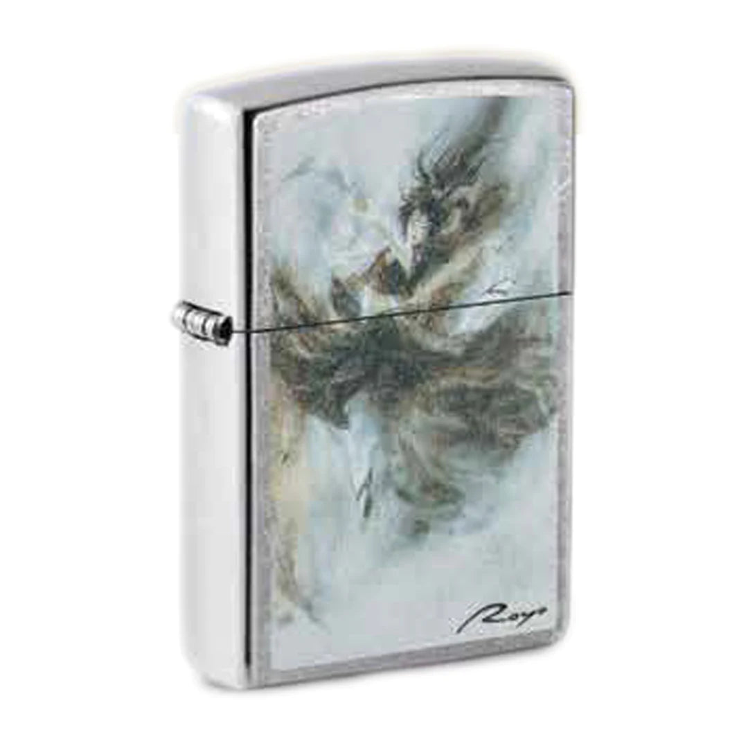 Zippo Lighter: Dragon Smoke by Luis Royo, Street Chrome