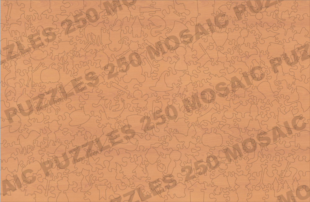 Het tovenaarskasteel van Steve Crisp, houten puzzel van 250 stukjes