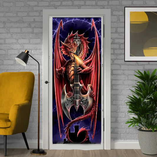 Power Chord by Anne Stokes, Door Banner
