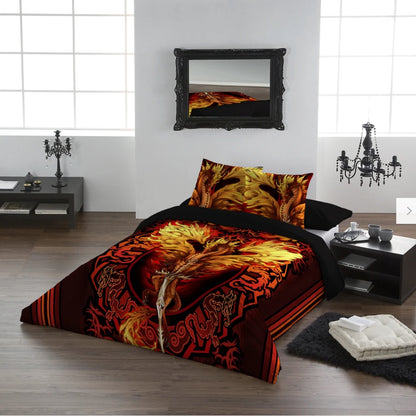 Dragon Flame Blade by Ruth Thompson, Duvet Cover Set