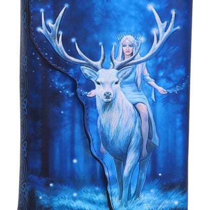 Anne Stokes Fantasy Forest Elven Queen and Stag Embossed