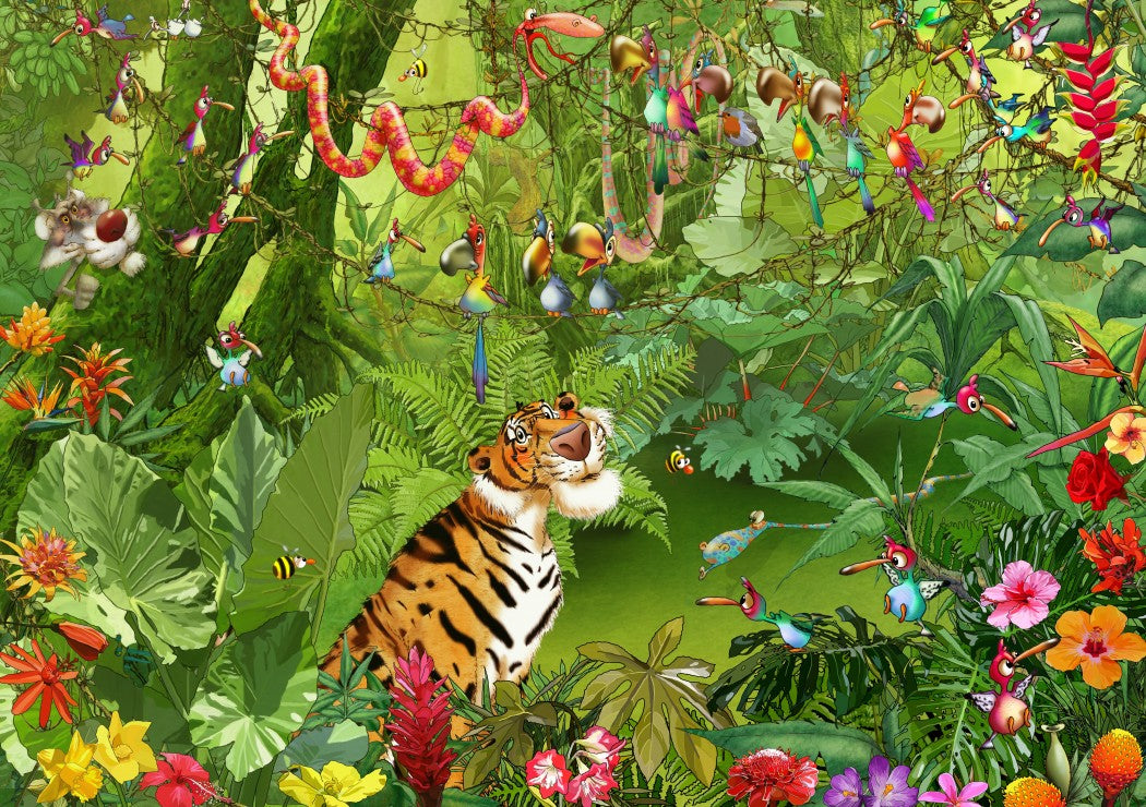 Jungle van Francois Ruyer, puzzel van 1500 stukjes