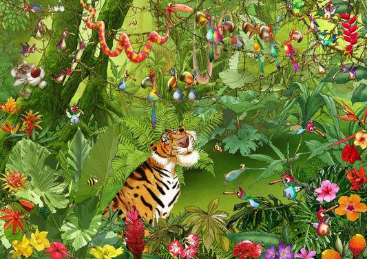 Jungle af Francois Ruyer, 1500 brikker puslespil
