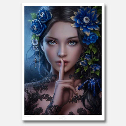 Got a Secret ( No Mask) by Cris Ortega, Limited Edition Fine Art Print