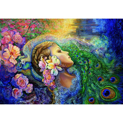 Peacock Daze by Josephine Wall, 3900 Piece Puzzle