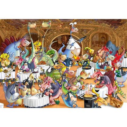 Restaurant of Dragons by Francois Ruyer, 2000 Piece Puzzle