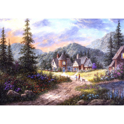 Hills of Bavaria by Dennis Lewan, 1000 Piece Puzzle