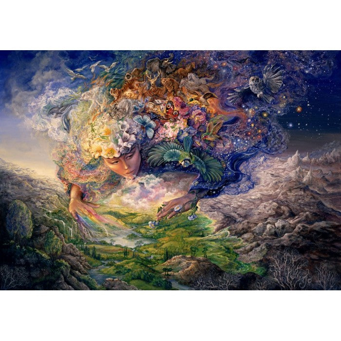 De adem van Gaia door Josephine Wall, puzzel van 1500 stukjes