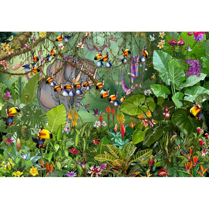 Jungle van Francois Ruyer, puzzel van 2000 stukjes