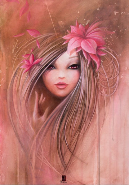 Sweet Pinky Girl by Misstigri, 204 Piece Puzzle