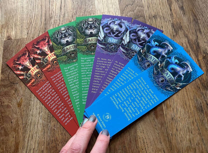 The Elemental Bookmark Set by Anne Stokes