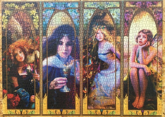 Fairies by Bente Schlick, 2000 Piece Puzzle