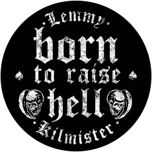 Geboren om de hel te verhogen Lemmy Kilmister, rugpatch