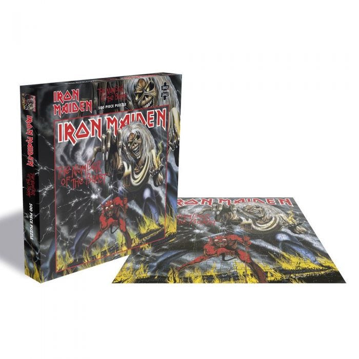 Iron Maiden - The Number of the Beast, 500 brikker puslespil