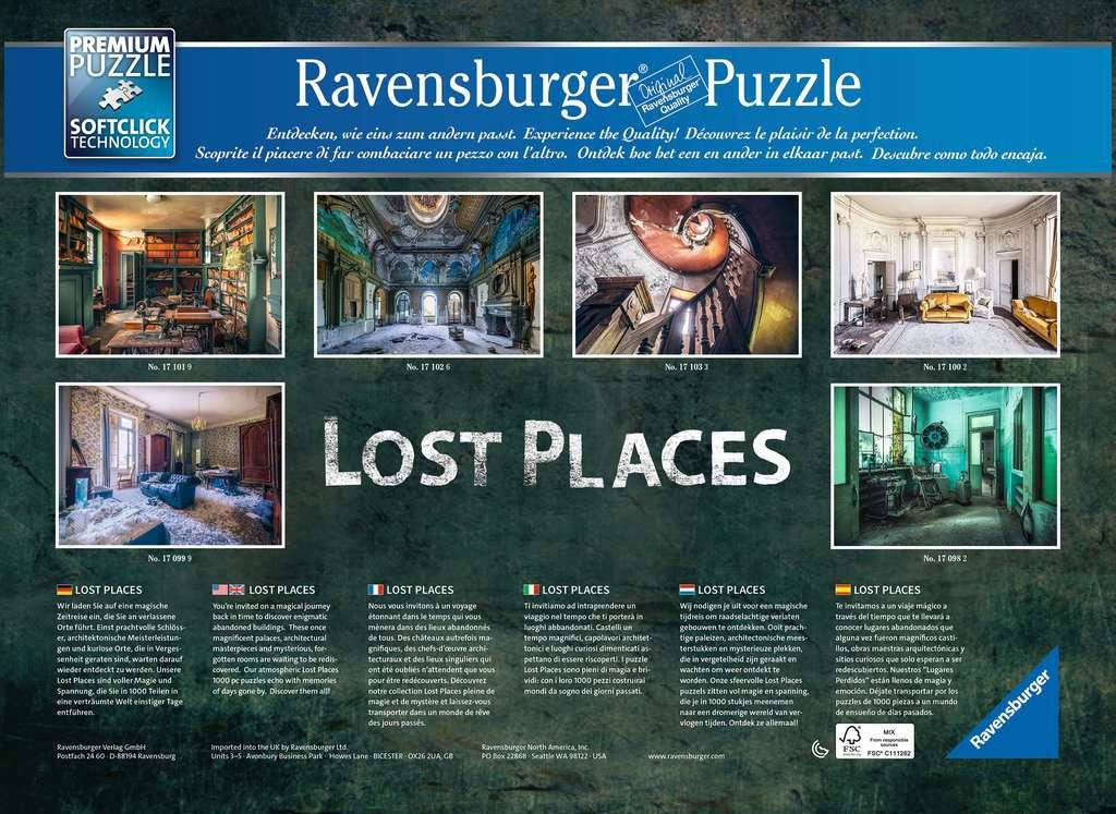 Ravensburger: Verloren plaatsen - Bizzare maaltijd, puzzel van 1000 stukjes