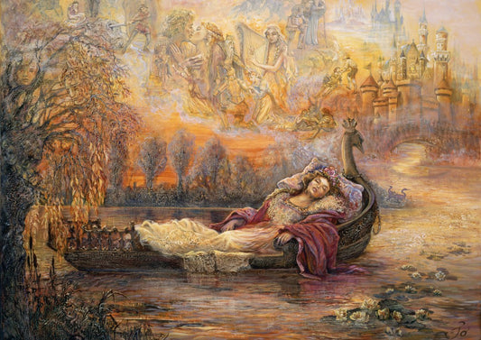 Dromen van Camelot door Josephine Wall, puzzel van 2000 stukjes
