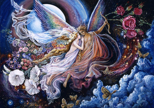Eros and Psyche af Josephine Wall, 2000 Piece Puzzle