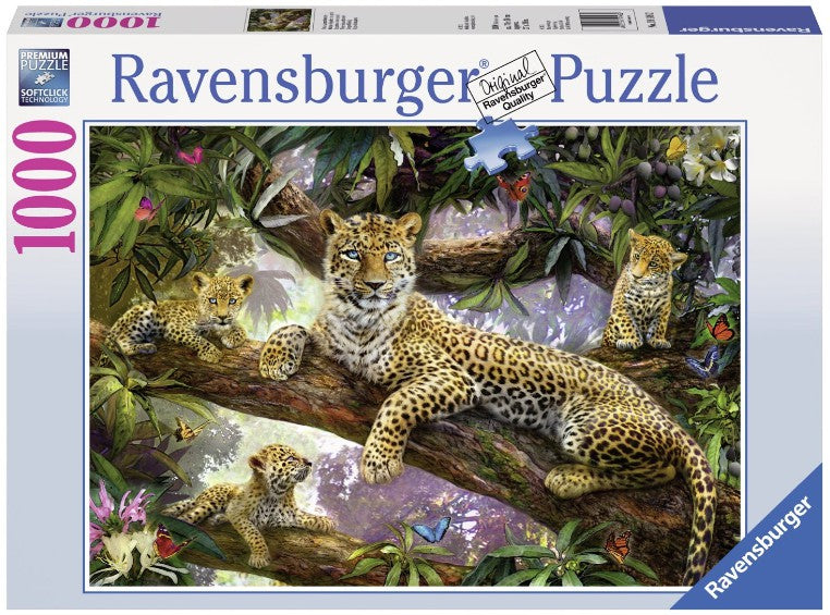 Leopard Family by Jan Patrik, 1000 Piece Puzzle