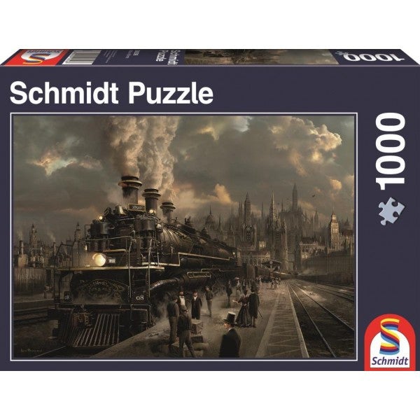 Locomotief van Sarel Theron, puzzel van 1000 stukjes