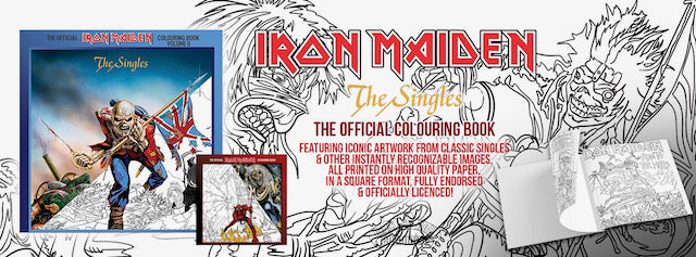 THE OFFICIAL IRON MAIDEN COLOURING BOOK VOLUME II: THE SINGLES