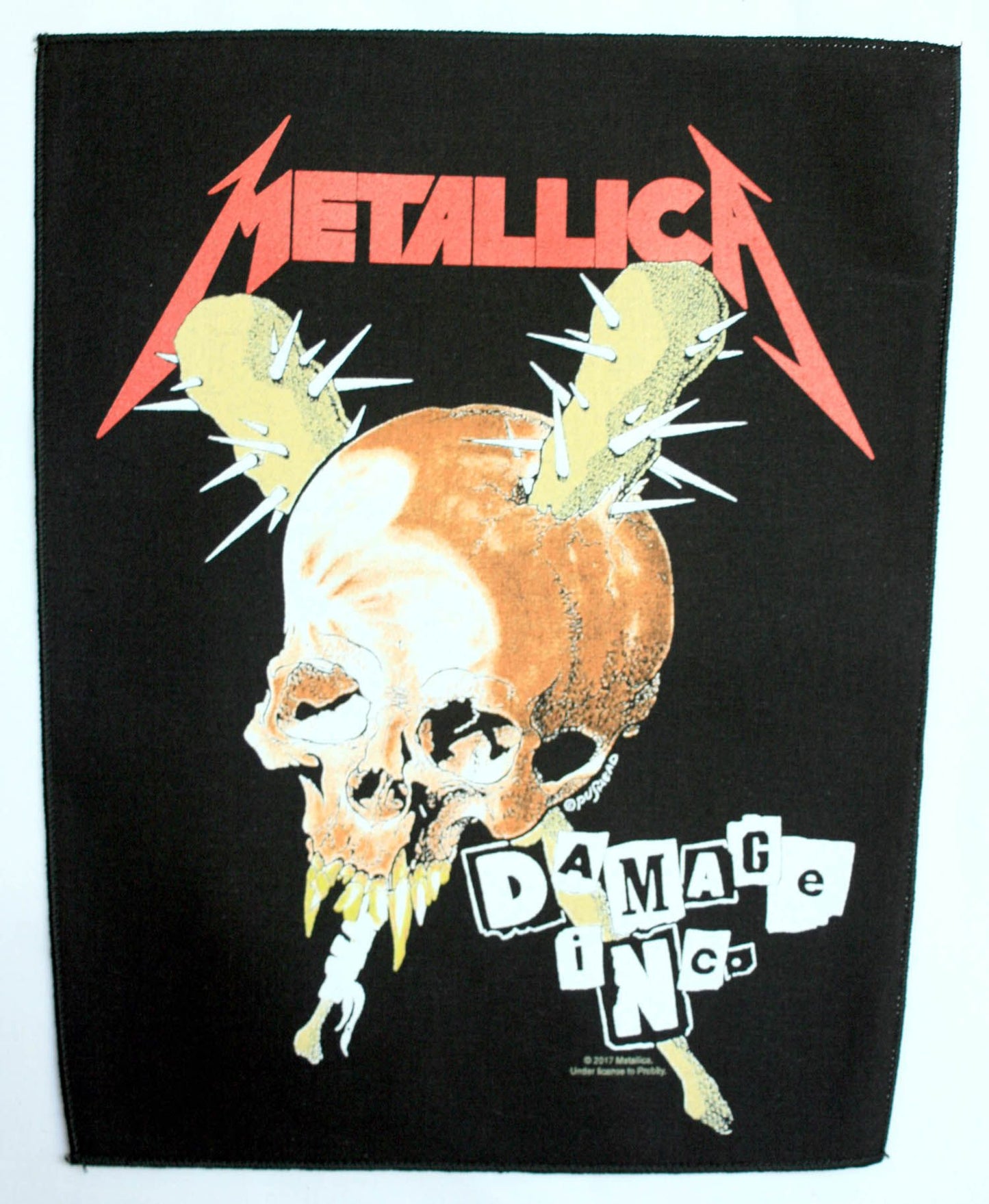 Damage Inc van Metallica, rugpatch