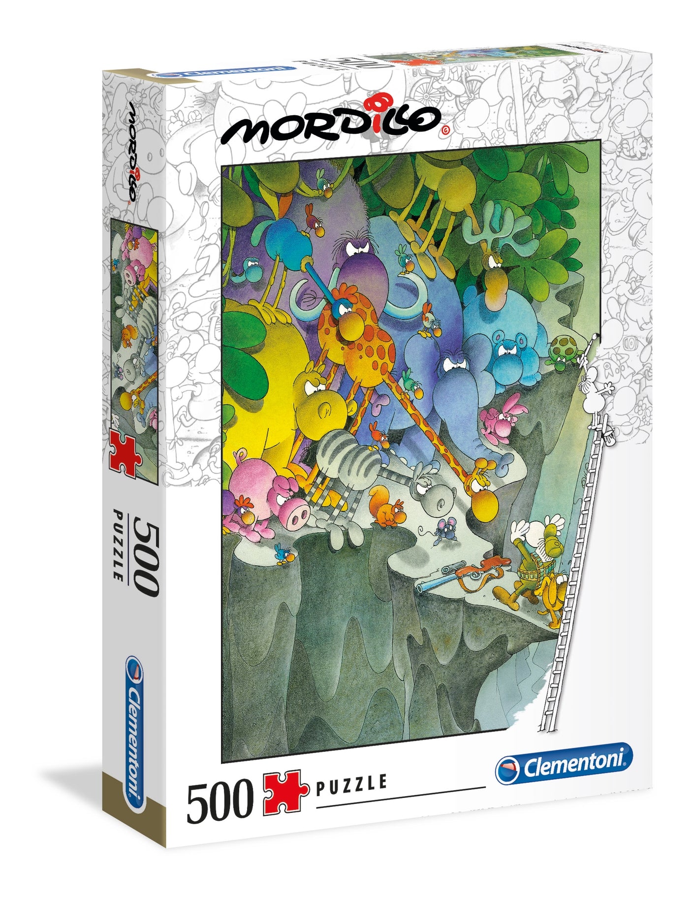 De overgave van Mordillo, puzzel van 500 stukjes