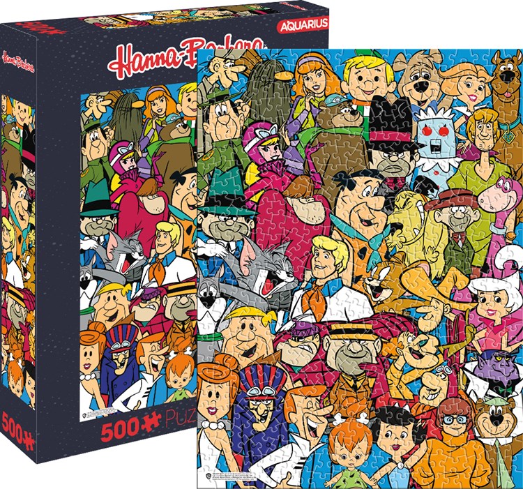 Hanna Barbera Cast, 500 Piece Puzzle