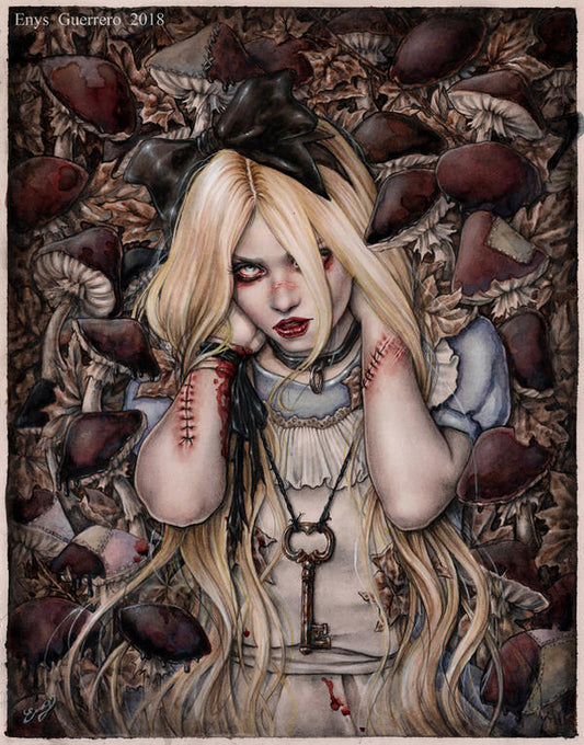 Niet jouw Alice door Enys Guerrero, Print
