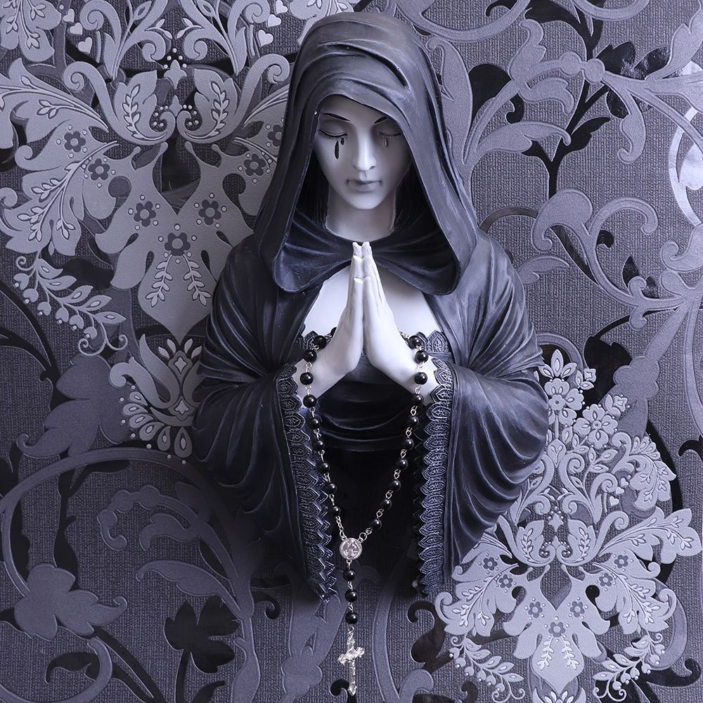 Gotische gebedsmuurplaat ontworpen door Anne Stokes