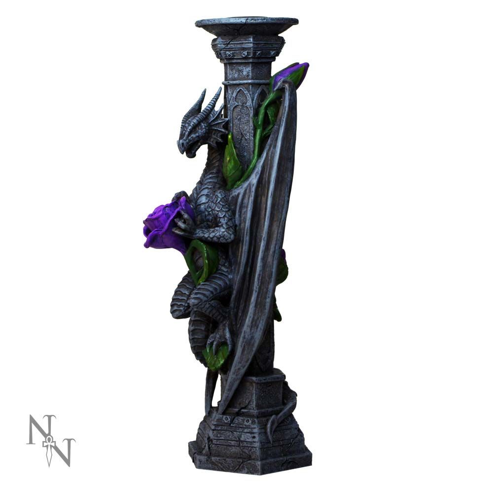 Anne Stokes Dragon Beauty Candle Stick Candle Holder