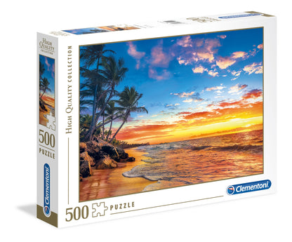 Paradise Beach by Clementoni, 500 Piece Puzzle