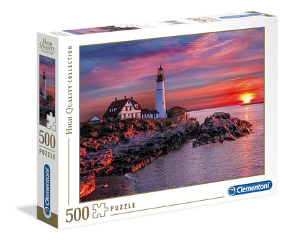 Portland Head Light by Clementoni, 500 Piece Puzzle