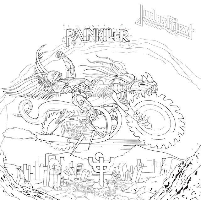 THE OFFICIAL JUDAS PRIEST COLORING BOOK