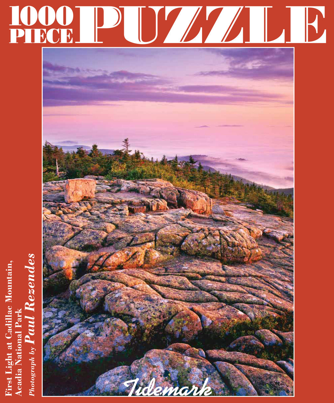 First Light at Cadillac Mountain Acadia National Park by Paul Rezendes, 1000 Piece Puzzle