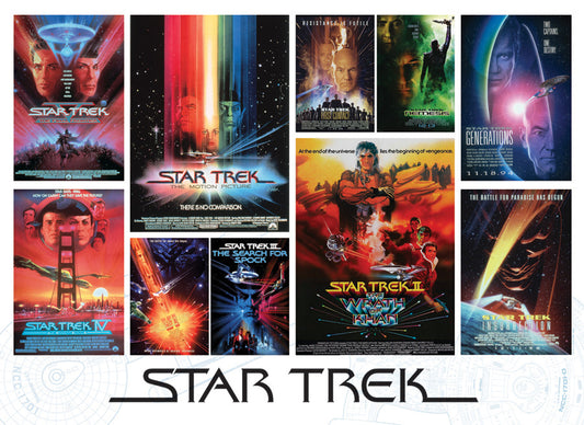 Star Trek Films by Cobble Hill, 1000 Piece Puzzle