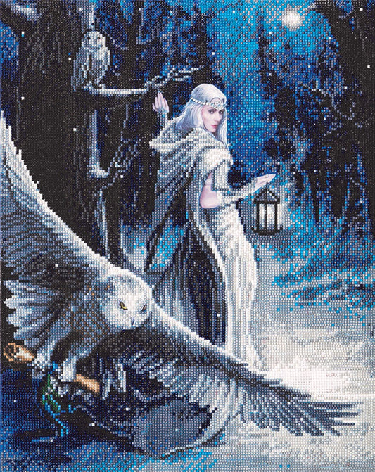 Midnight Messenger by Anne Stokes, Large Crystal Art Kit