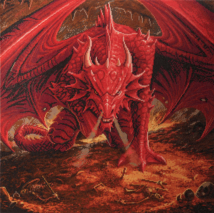 Dragons Lair af Anne Stokes, Crystal Art