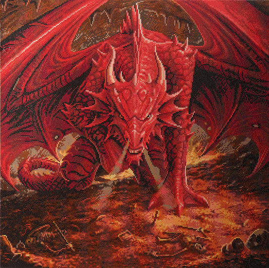 Dragons Lair af Anne Stokes, Crystal Art