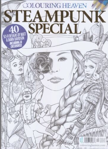 Colouring Heaven Steampunk Special Issue 74 Featuring Matt & Dawn Davidson