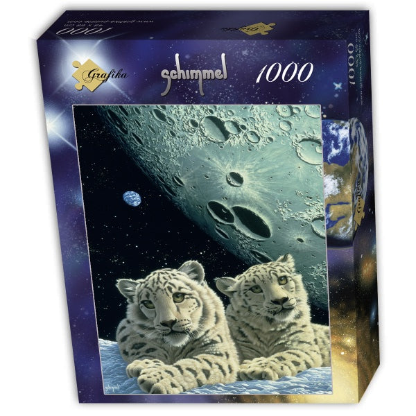 Lair of the Snow Leopard af Schim Schimmel, 1000 brikker puslespil