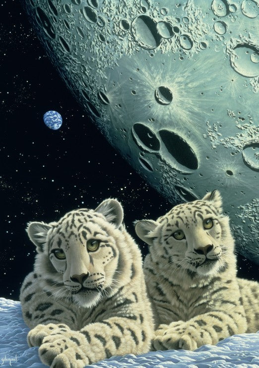 Lair of the Snow Leopard by Schim Schimmel, 1000  Piece Puzzle
