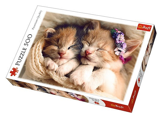 Sleeping Kittens by Jessica Pugliese, 500 Piece Puzzle