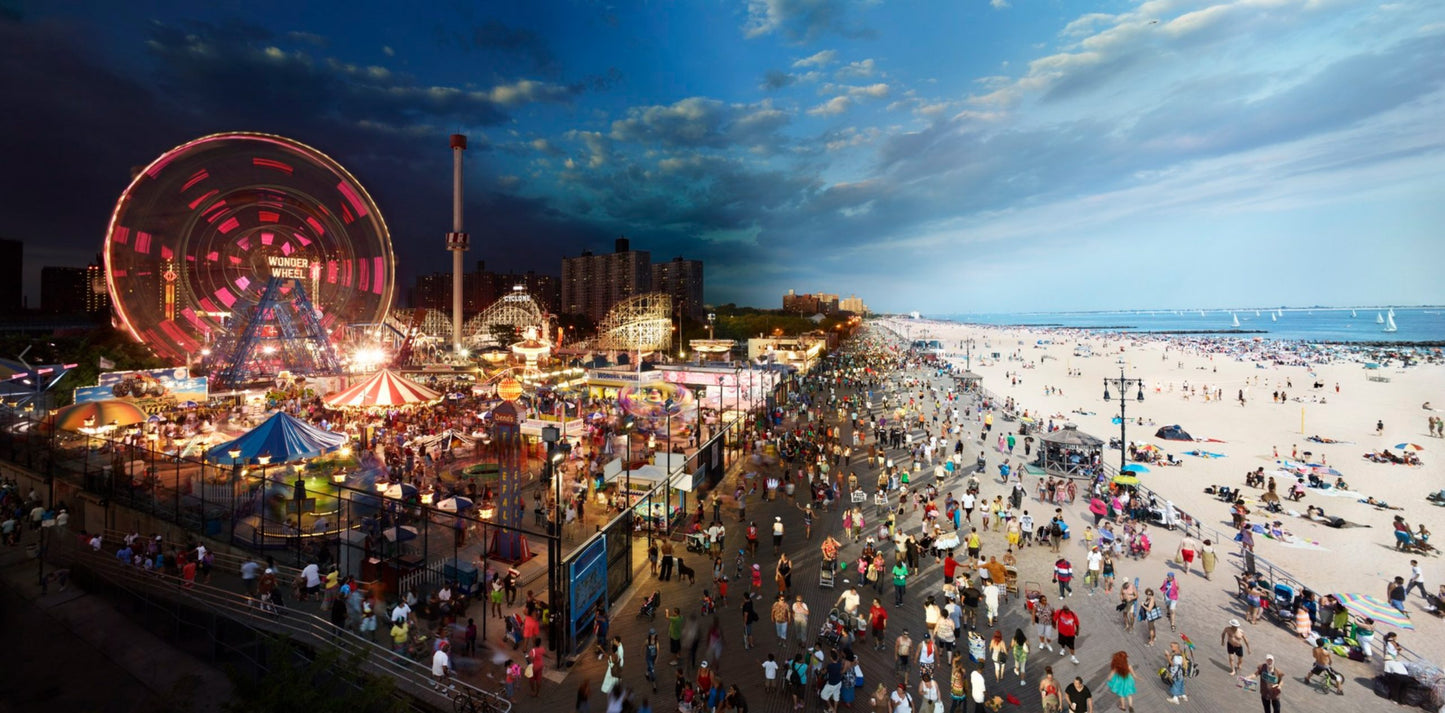 Day to Night - Coney Island by Stephen Wilkes, 1000 Piece Puzzle